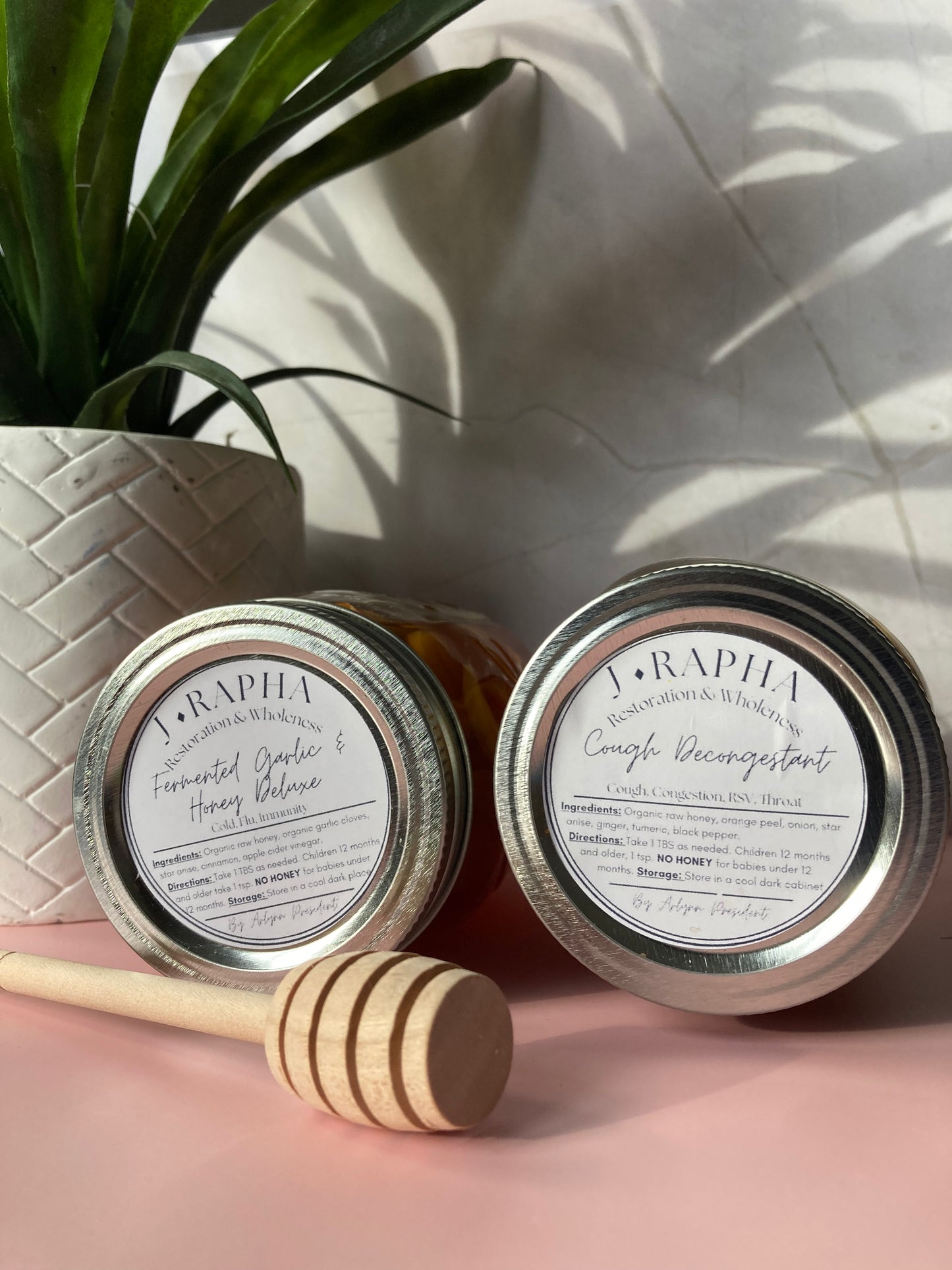 Cough Decongestant & Fermented Garlic and Honey Deluxe Bundle