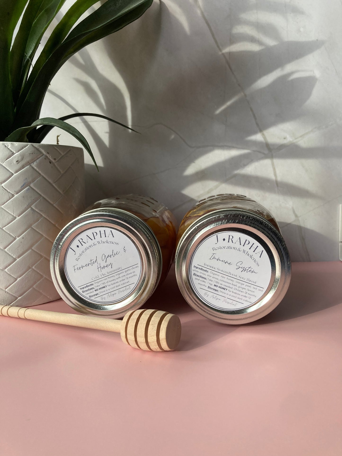 Fermented Garlic & Honey and Immune System Syrup Bundle