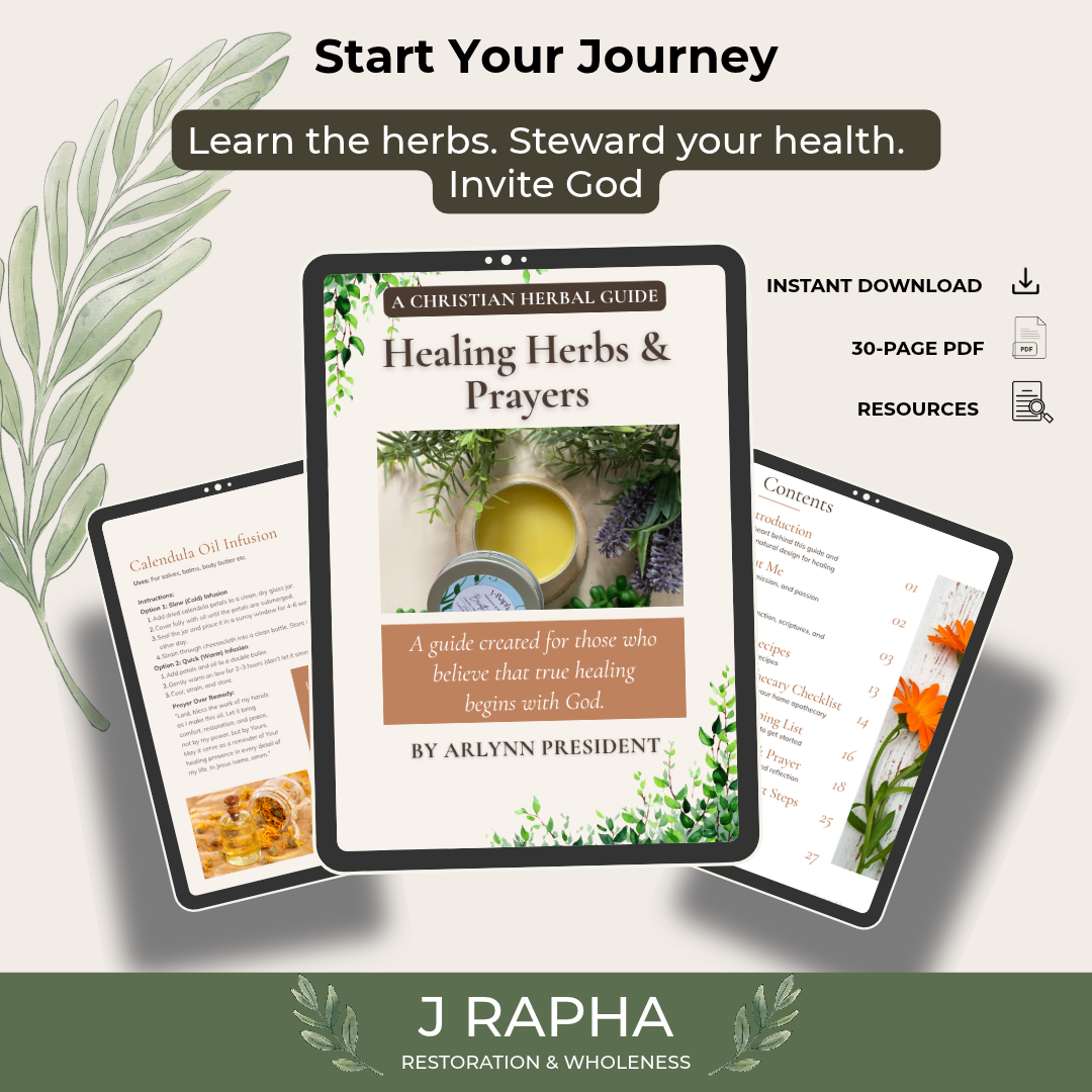 Healing Herbs & Prayers: A Christian Herbal Guide
