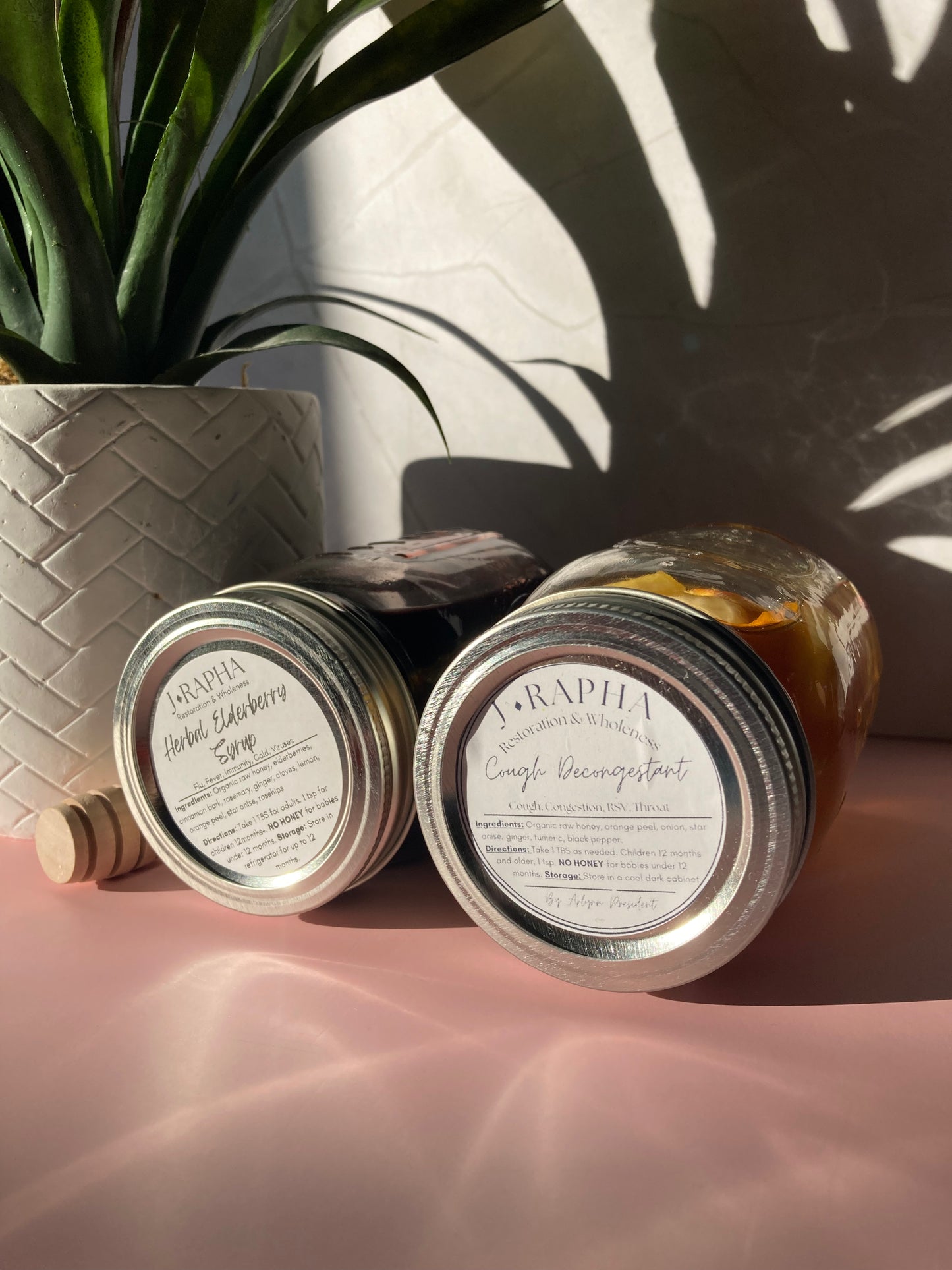 Herbal Elderberry Syrup & Cough Decongestant Bundle